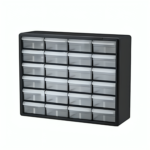 Akro-Mils 10124 24-Drawer Plastic Drawer Storage Cabinet